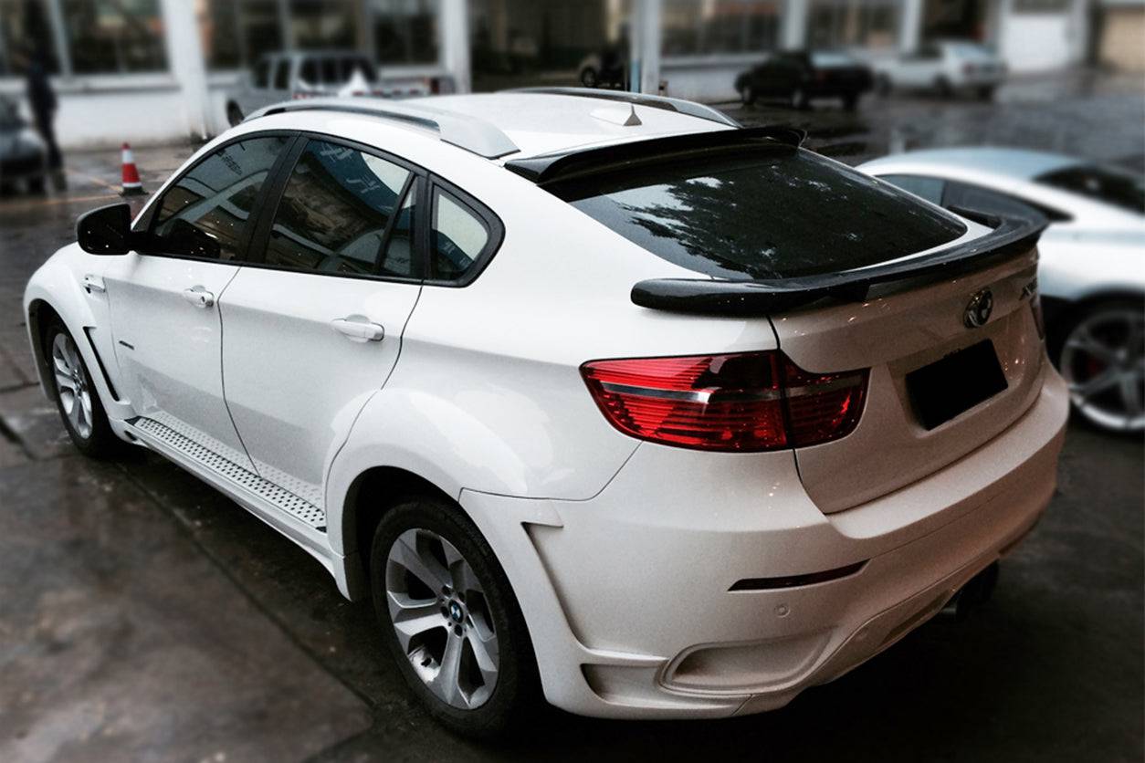Carbonado 2009-2014 BMW E71 X6  X6M HM Style Carbon Fiber Roof Spoiler