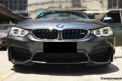 Tapas delanteras de fibra de carbono estilo MP para BMW M3 F80 M4 F82 2014-2020 Carbonado
