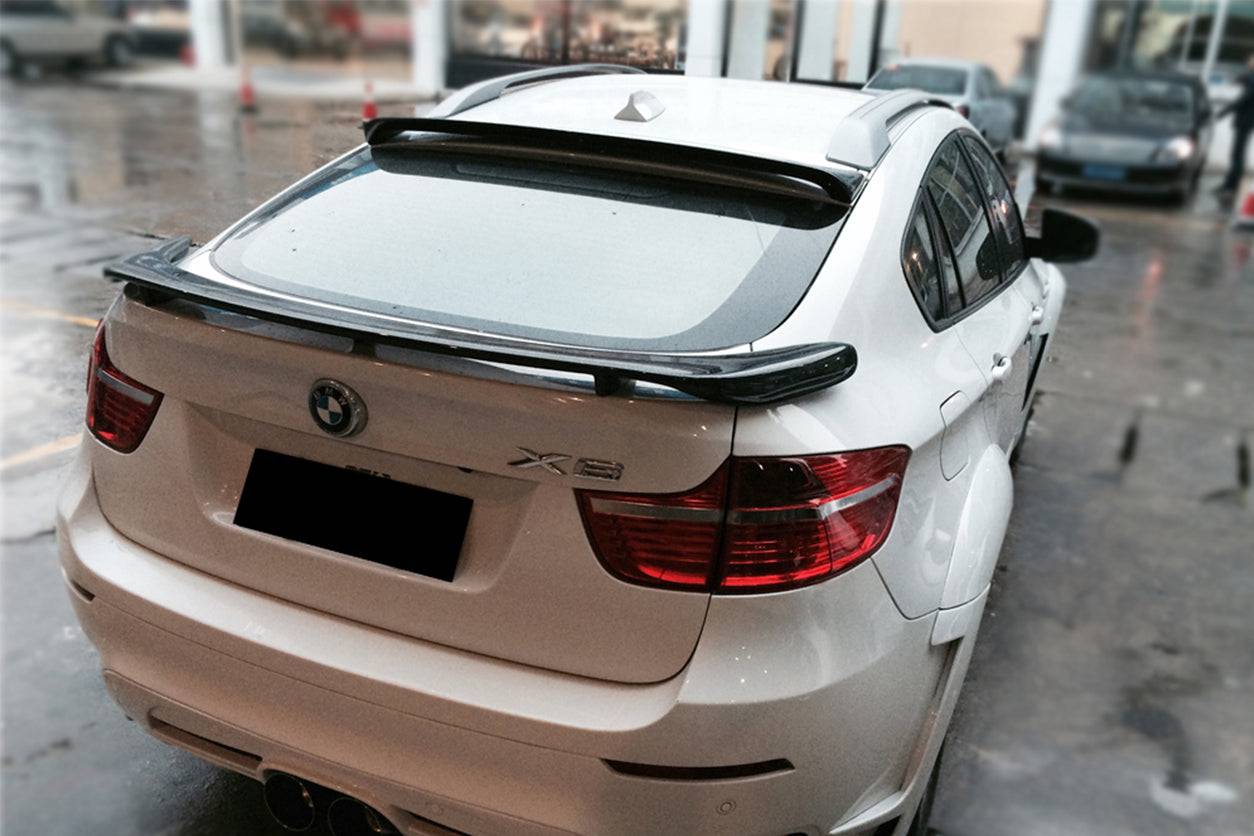 Carbonado 2009-2014 BMW E71 X6  X6M HM Style Carbon Fiber Trunk Spoiler