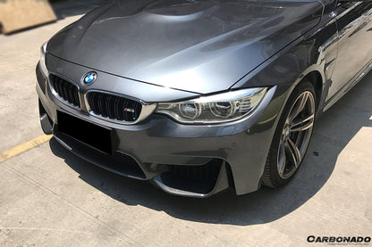 Tapas delanteras de fibra de carbono estilo MP para BMW M3 F80 M4 F82 2014-2020 Carbonado