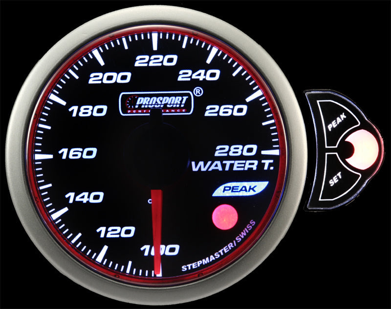 Medidor de temperatura del agua Halo Prosport de 2-1/16"