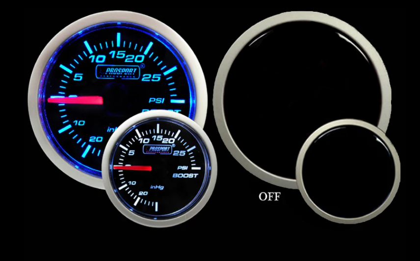 Prosport 2-1/16" Blue/White Electrical Boost