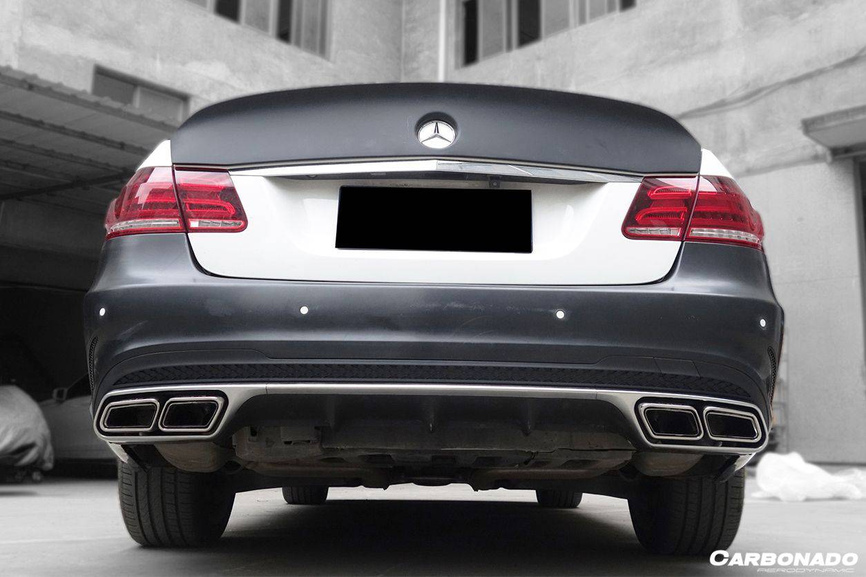 Carbonado 2010-2016 Mercedes Benz E Class W212 WD Style Carbon Fiber Trunk Spoiler