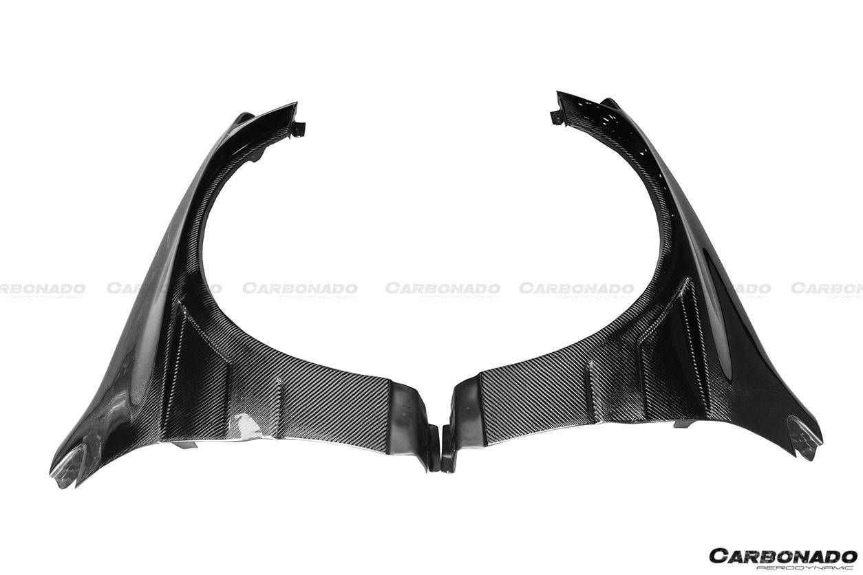 Carbonado VTX Style Carbon Fiber Fender | 2003-2006 Mitsubishi Evo 7/8/9