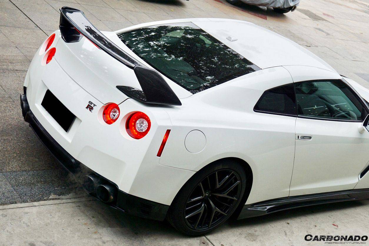 Alerón de maletero estilo Carbonado para Nissan GTR R35 CBA, DBA, EBA y WI (2008-2023)