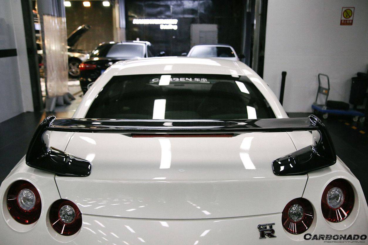 Alerón de maletero estilo Carbonado para Nissan GTR R35 CBA, DBA, EBA y WI (2008-2023)