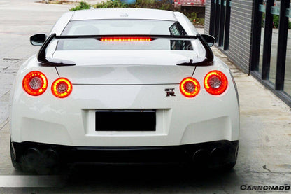Alerón de maletero estilo Carbonado para Nissan GTR R35 CBA, DBA, EBA y WI (2008-2023)