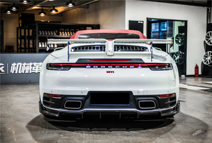 Alerón de maletero estilo TA para Porsche 911 992 Targa Cabriolet Carbonado 2019-2023