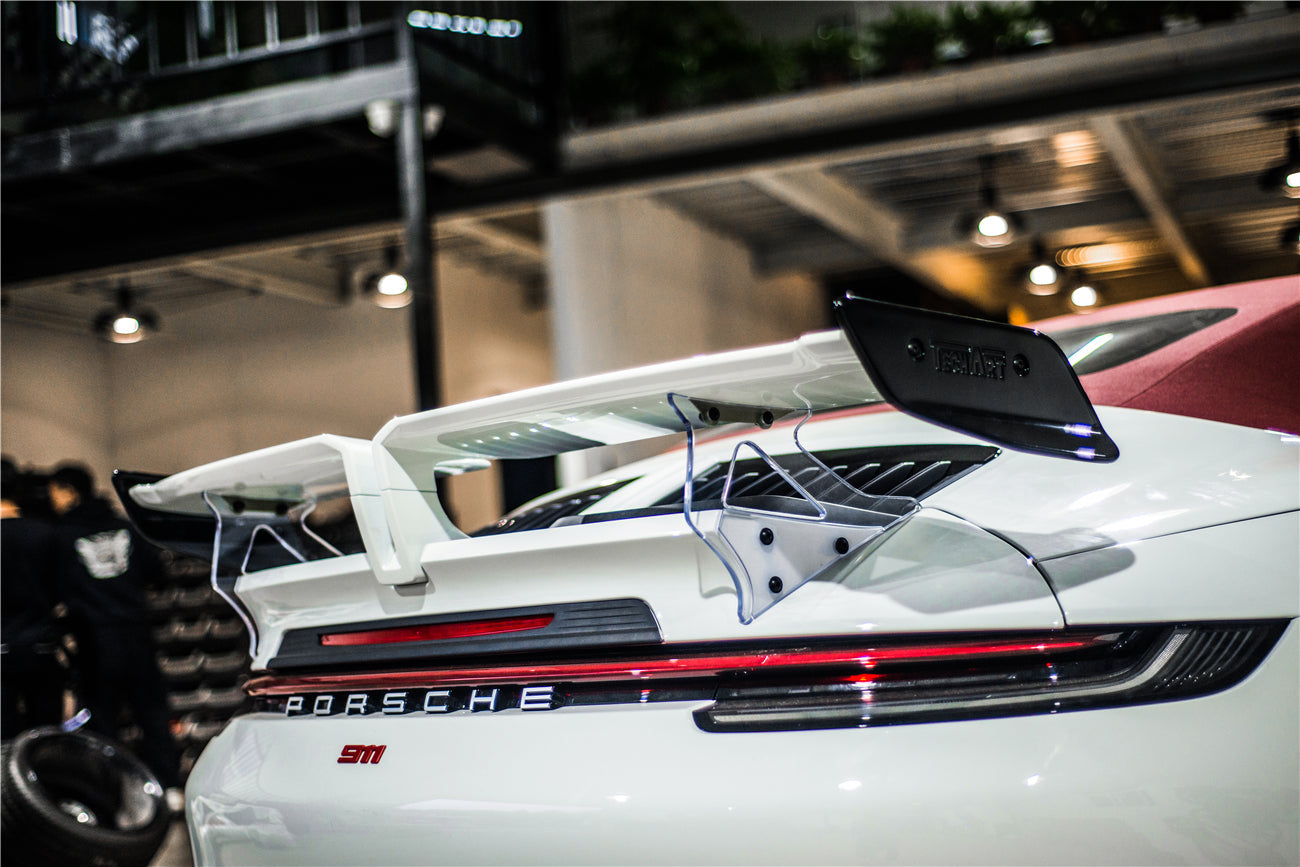 Alerón de maletero estilo TA para Porsche 911 992 Targa Cabriolet Carbonado 2019-2023