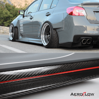 Aeroflow Dynamics Side Skirt Extension (Carbon Fiber) (2015-2020 Subaru WRX/STI)