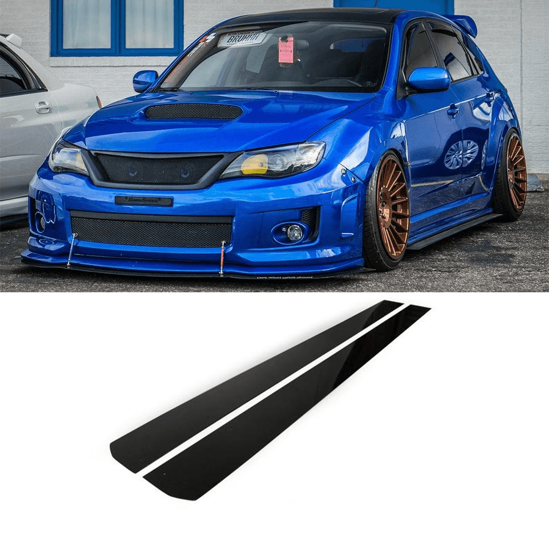 Aeroflow Dynamics 2008 - 2014 Subaru Wrx/Sti Side Skirt Extension V1 (Hatch And Sedan)