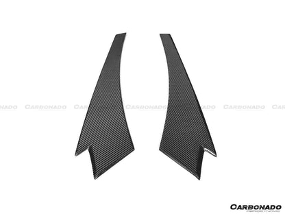 Panel de ventana lateral de fibra de carbono estilo OEM para McLaren 540C, 570S y 570GT Carbonado 2015-2020