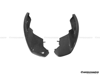 Carbonado 2015-2020 McLaren 540C 570S 570GT OEM Style Carbon Fiber Front Lip Side Splitter