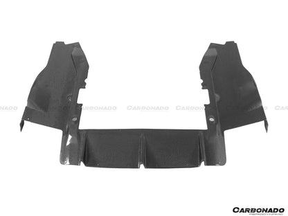 Carbonado 2018-2021 McLaren 600LT OEM Style Carbon Fiber Under Rear Diffuser