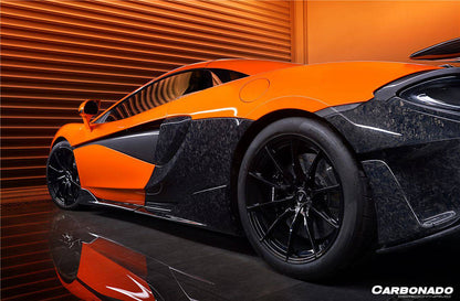 Carbonado 2018-2021 McLaren 570S 600LT OEM Style Carbon Fiber Quarter Panel Rear Side Skirts
