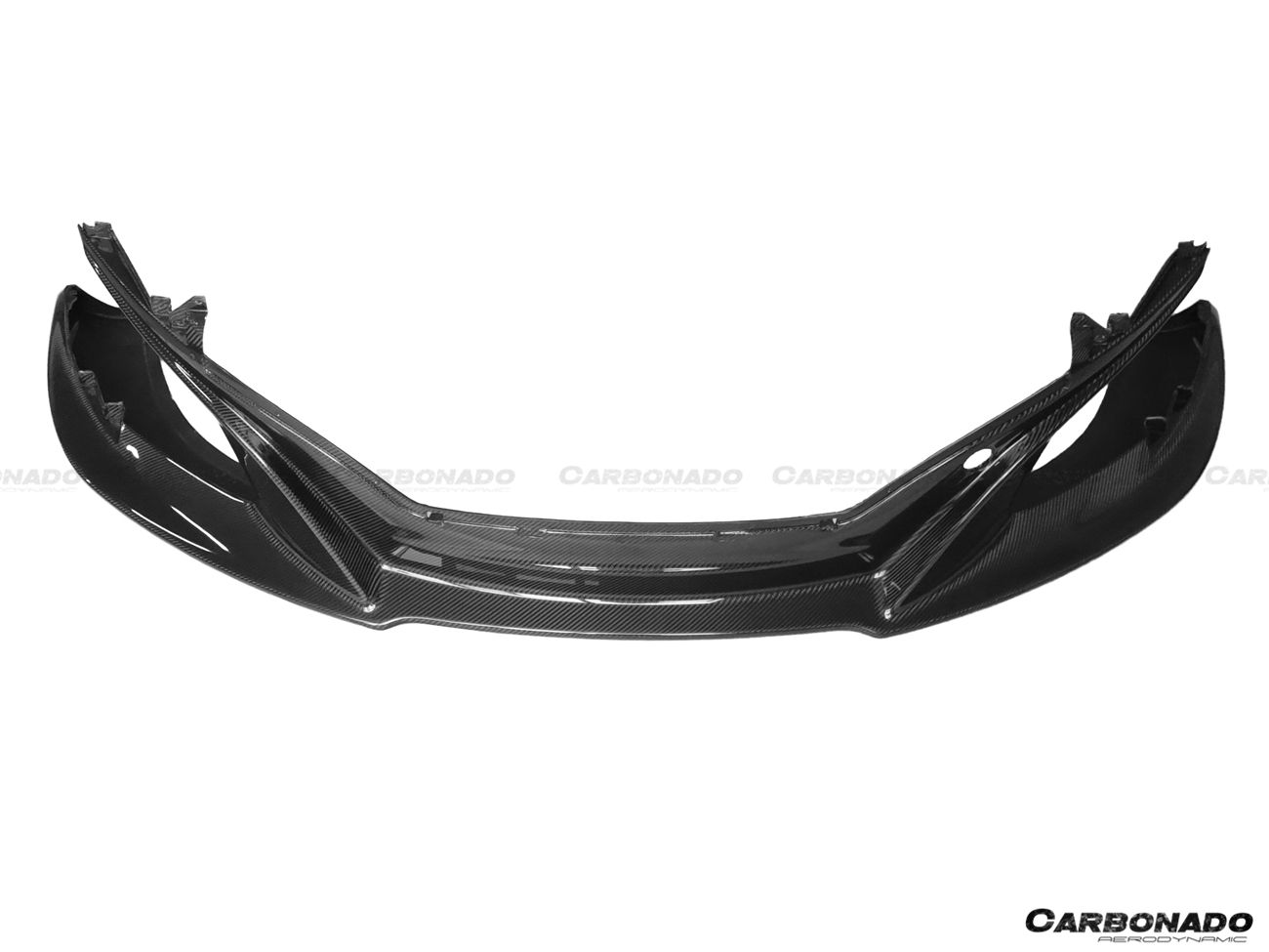 Faldón delantero de fibra de carbono estilo OEM McLaren 650S Carbonado 2014-2017