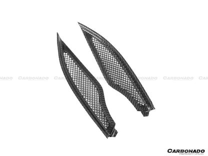 Carbonado 2017-2022 McLaren 720S Coupe Only Carbon Fiber Engine Hood Side Air Intake Vents 6pcs （Dont Fit Spyder）