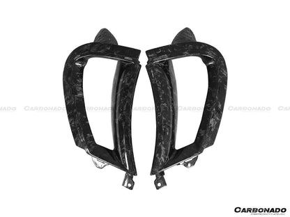Carbonado 2017-2022 McLaren 720S Carbon Fiber Front Bumper Side Air Vents Replacement