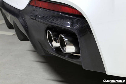 Borde trasero de fibra de carbono estilo 3D M-TECH para BMW X6 F16 2014-2019