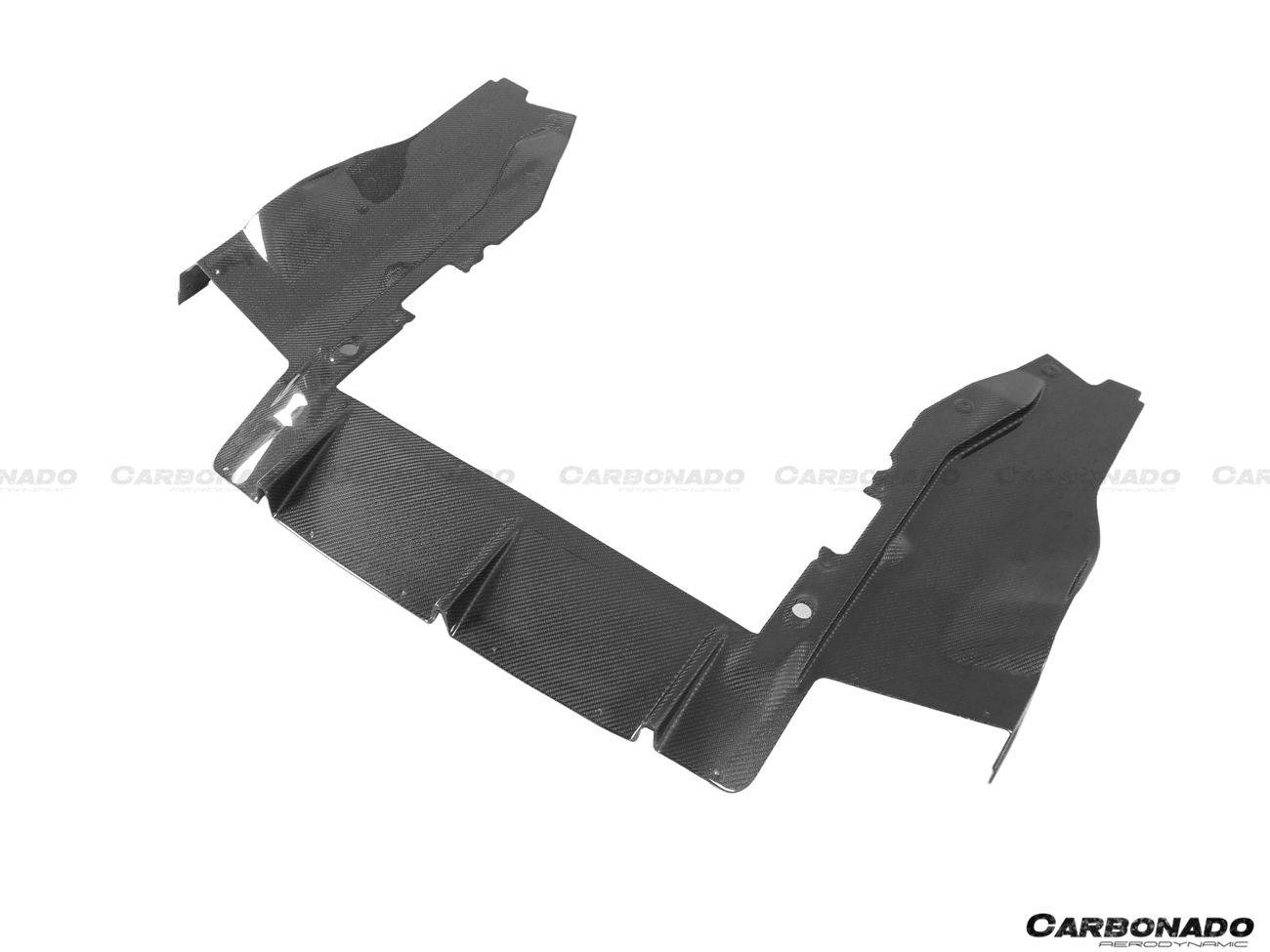 Carbonado 2018-2021 McLaren 600LT OEM Style Carbon Fiber Under Rear Diffuser