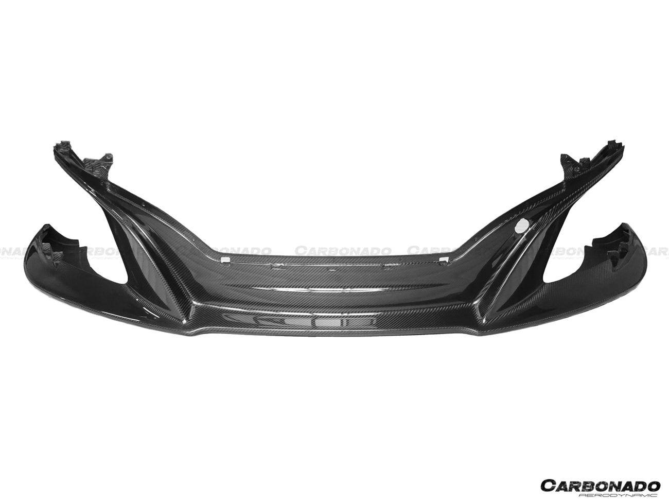 Faldón delantero de fibra de carbono estilo OEM McLaren 650S Carbonado 2014-2017