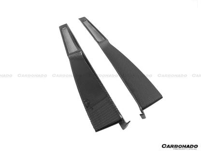 Carbonado 2017-2022 McLaren 720S Coupe Only Carbon Fiber Engine Hood Side Air Intake Vents 6pcs （Dont Fit Spyder）