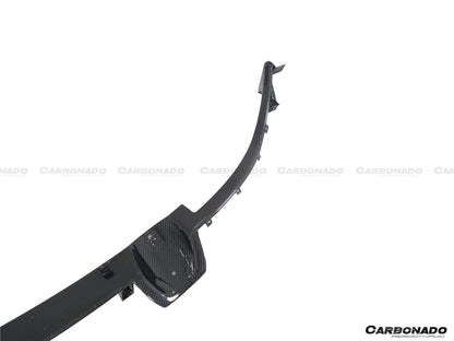 Carbonado OEM Style Dry Carbon Fiber Rear Bumper Upper Exhaust Valance Panel | 2017-2022 McLaren 720S