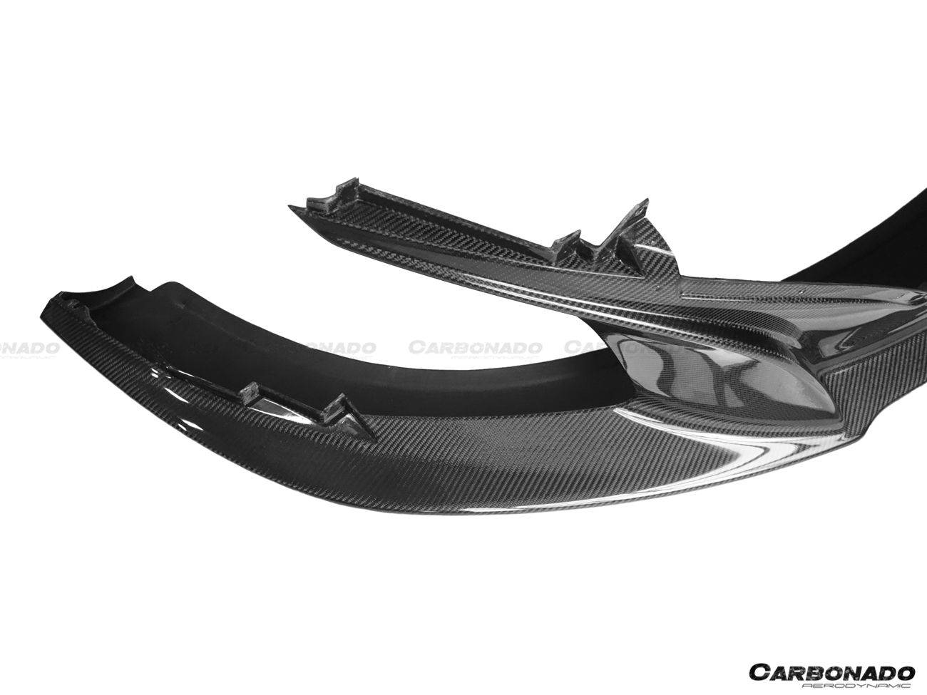 Faldón delantero de fibra de carbono estilo OEM McLaren 650S Carbonado 2014-2017