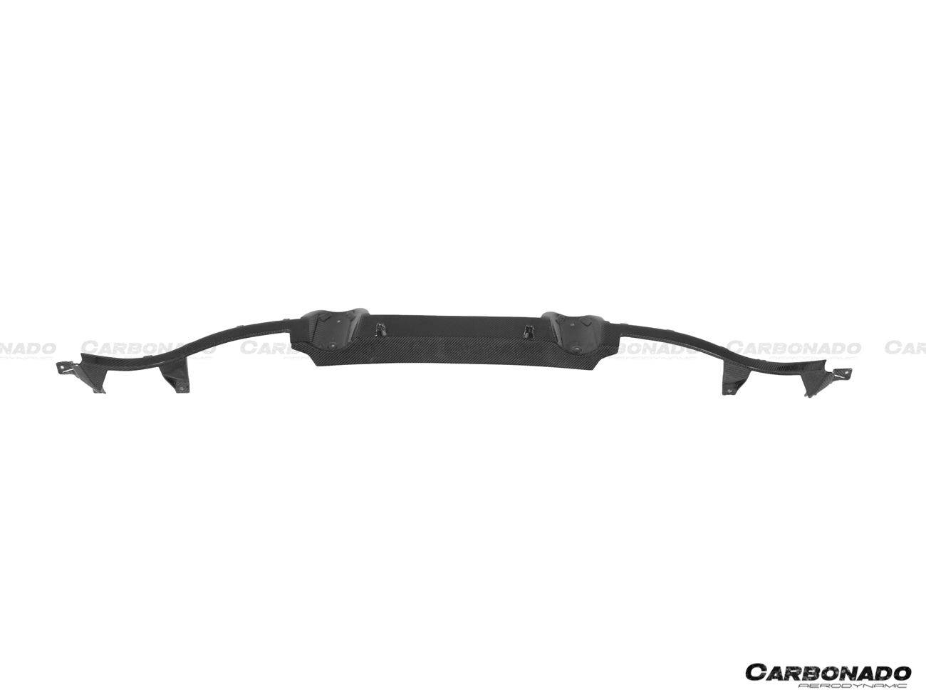Carbonado OEM Style Dry Carbon Fiber Rear Bumper Upper Exhaust Valance Panel | 2017-2022 McLaren 720S