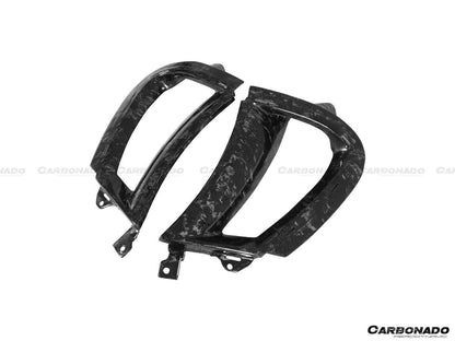 Carbonado 2017-2022 McLaren 720S Carbon Fiber Front Bumper Side Air Vents Replacement