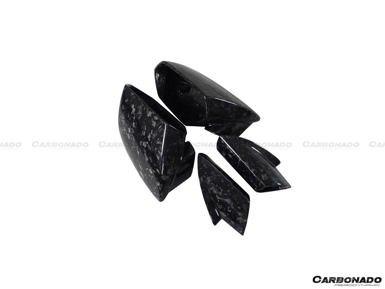 Carbonado 2015-2025 Lamborghini Huracan Autoclave Carbon Fiber Mirror Housing Replacement | LP610, LP580, EVO, STO, Tecnica, Performante