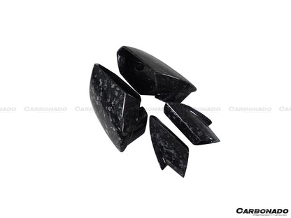 Carbonado 2015-2025 Lamborghini Huracan Autoclave Carbon Fiber Mirror Housing Replacement | LP610, LP580, EVO, STO, Tecnica, Performante