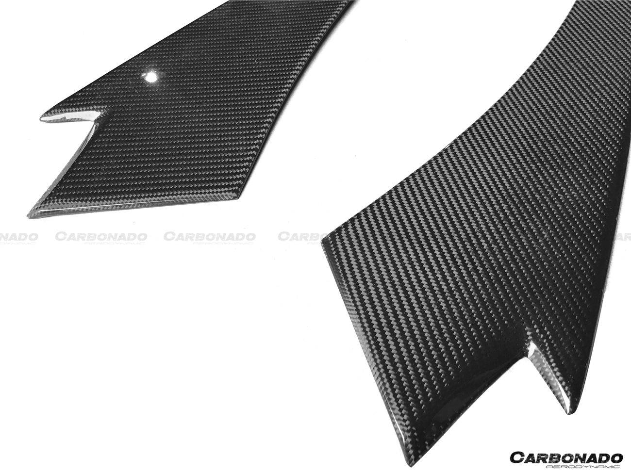 Panel de ventana lateral de fibra de carbono estilo OEM para McLaren 540C, 570S y 570GT Carbonado 2015-2020