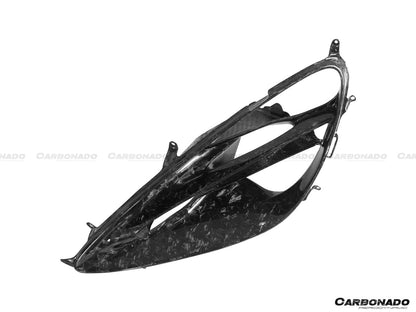 Carbonado 2017-2022 McLaren 720S OEM Style Dry Carbon Fiber Headlight Inserts Tim Replacement