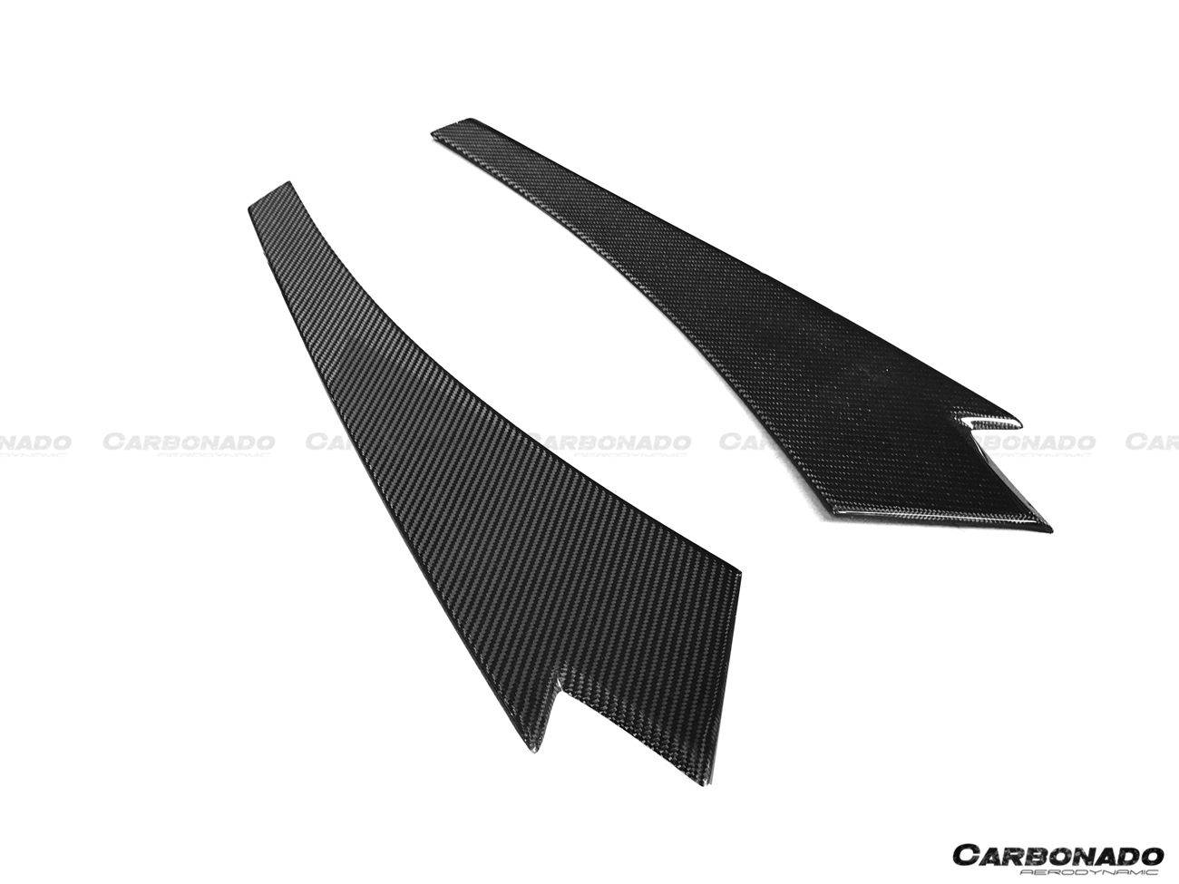 Panel de ventana lateral de fibra de carbono estilo OEM para McLaren 540C, 570S y 570GT Carbonado 2015-2020
