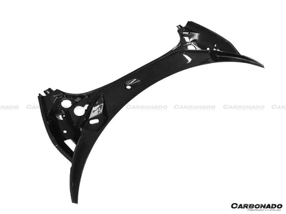 Kit de molduras para la abertura del maletero delantero de fibra de carbono seca estilo OEM de McLaren Carbonado 2015-2021 | Compatible con 540C | 570S | 570GT | 600LT