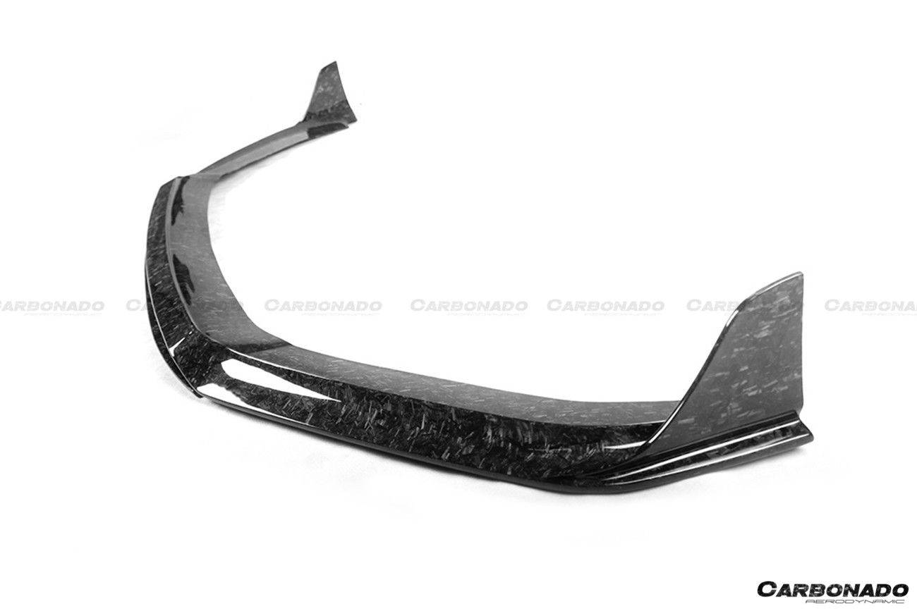 Borde delantero de fibra de carbono seco estilo Porsche Panamera 971 4S 4 GTS Carbonado 2017-2023