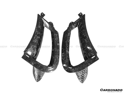 Carbonado 2017-2022 McLaren 720S Carbon Fiber Front Bumper Side Air Vents Replacement