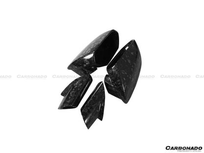 Carbonado 2015-2025 Lamborghini Huracan Autoclave Carbon Fiber Mirror Housing Replacement | LP610, LP580, EVO, STO, Tecnica, Performante