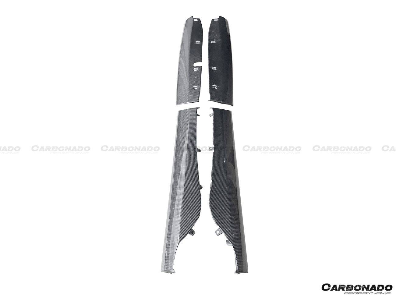 Carbonado 2015-2020 McLaren 540C 570S 570GT OEM Style Carbon Fiber Side Skirts