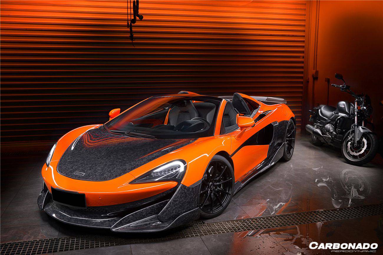 Carbonado 2018-2021 McLaren 570S 600LT OEM Style Carbon Fiber Quarter Panel Rear Side Skirts