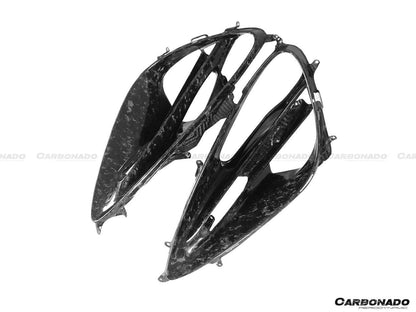 Carbonado 2017-2022 McLaren 720S OEM Style Dry Carbon Fiber Headlight Inserts Tim Replacement