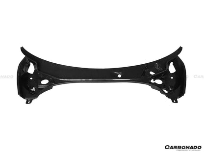 Kit de molduras para la abertura del maletero delantero de fibra de carbono seca estilo OEM de McLaren Carbonado 2015-2021 | Compatible con 540C | 570S | 570GT | 600LT