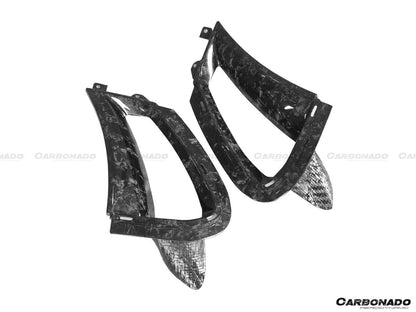 Carbonado 2017-2022 McLaren 720S Carbon Fiber Front Bumper Side Air Vents Replacement
