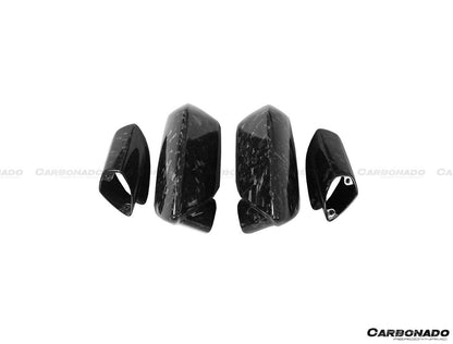 Carbonado 2015-2025 Lamborghini Huracan Autoclave Carbon Fiber Mirror Housing Replacement | LP610, LP580, EVO, STO, Tecnica, Performante