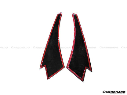 Panel de ventana lateral de fibra de carbono estilo OEM para McLaren 540C, 570S y 570GT Carbonado 2015-2020