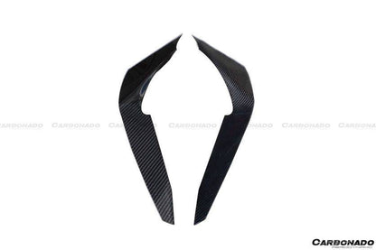 Carbonado 2012-2016 Subaru BRZ CB Style Carbon Fiber Front Bumper Canard & Foglight Cover