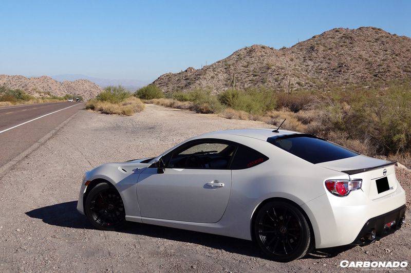 Carbonado 2012-2020 Scion FRS & Toyota GT86 & Subaru BRZ SIB Style Carbon Fiber Trunk Spoiler