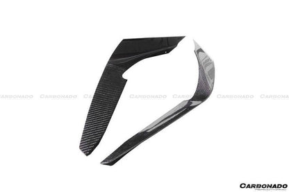 Carbonado 2012-2016 Subaru BRZ CB Style Carbon Fiber Front Bumper Canard & Foglight Cover