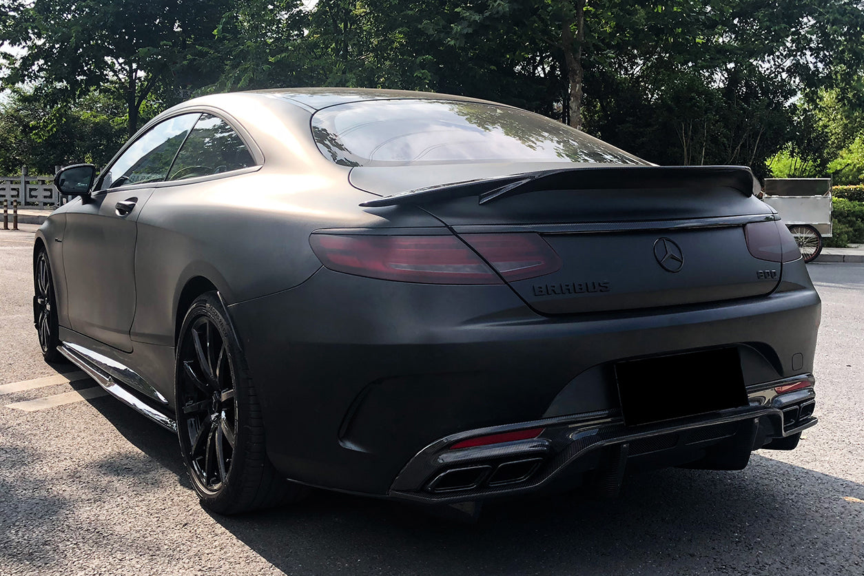 Borde trasero de fibra de carbono DarwinPRO 2014-2021 Mercedes Benz C217 S63 S65 AMG Coupé
